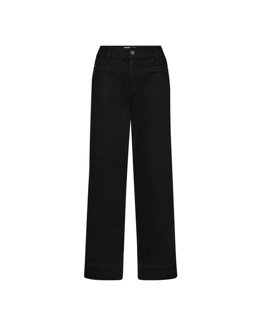 Mos Mosh Black Straight Fit Jeans