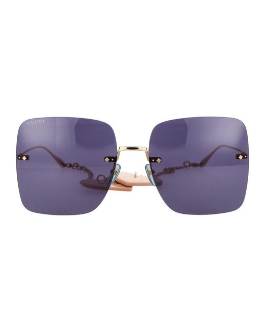 Gucci Purple Sonnenbrille GG1147S 004