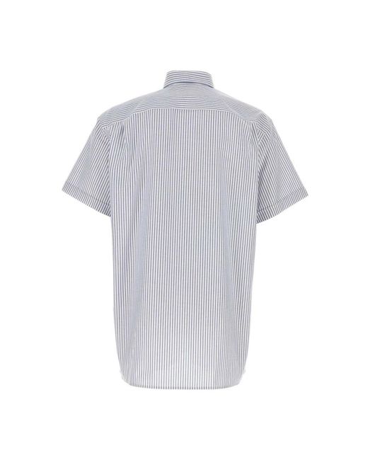 Valentino Garavani Gray Short Sleeve Shirts for men