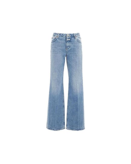Closed Jeans ,Blauw ,Denim Denim Style Gillan Flared Jeans in het Blue
