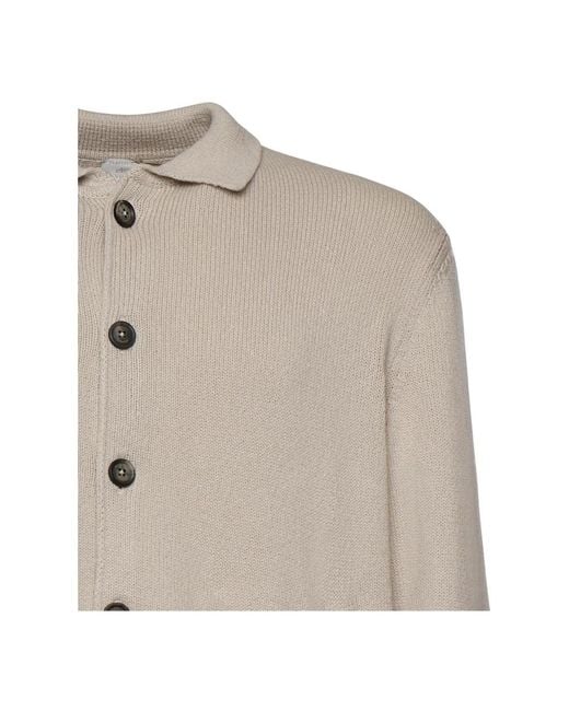 Eleventy Truien & Vesten ,Cardigans in het Natural voor heren