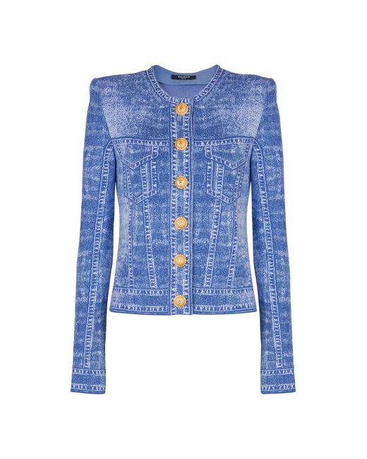 Balmain Cardigans in het Blue