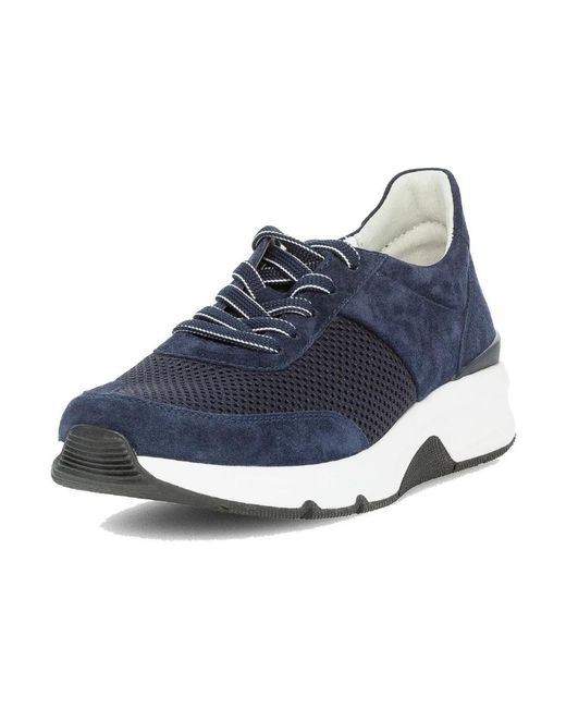 Gabor Blue Low Sneaker