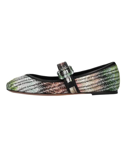 Missoni Black Ballerina Shoes