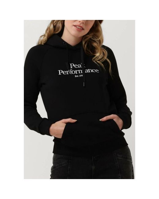 Peak Performance Original Hood in het Black