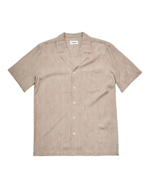 Soulland Natural Short Sleeve Shirts for men