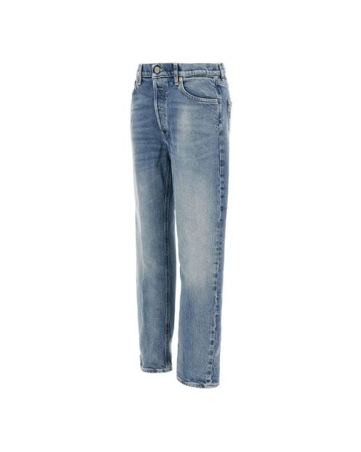 Dondup Blue Straight Jeans