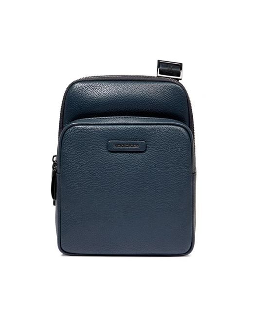 Piquadro Blue Messenger Bags for men