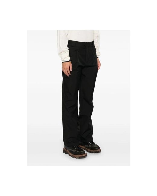 GR10K Black Straight Trousers for men