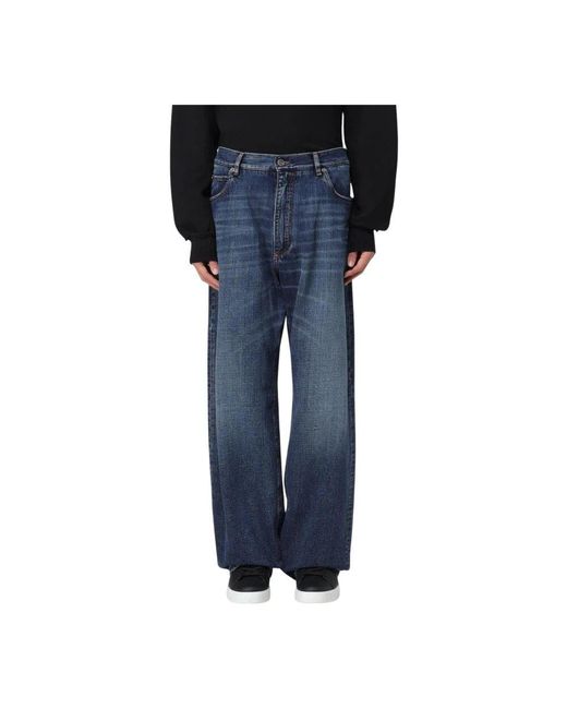 Dolce & Gabbana Weite Jeans Mit Lockerer Passform in Blue für Herren