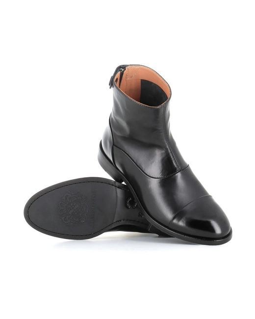 Alberto Fasciani Black Ankle Boots