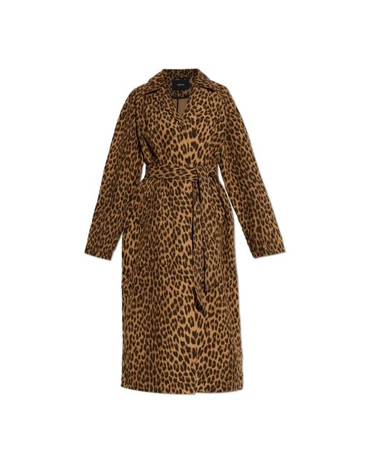 Zadig & Voltaire Belted Coats in het Brown