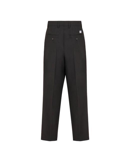 Department 5 Black Straight Trousers for men