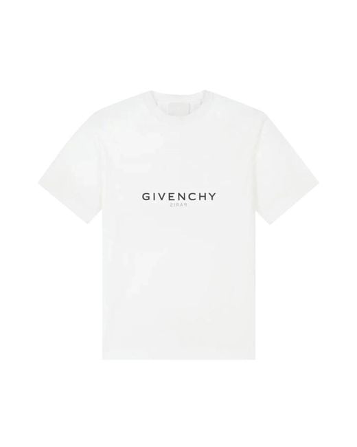 Givenchy Paris Reverse T-Shirt in het White voor heren