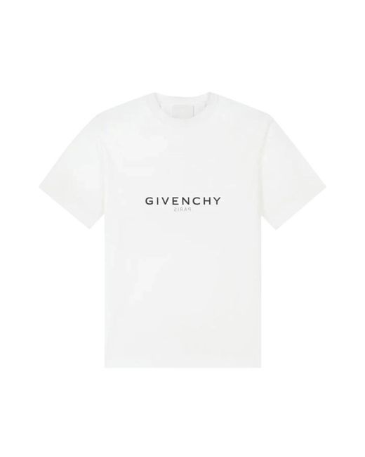 Givenchy Paris Reverse T-Shirt in het White voor heren