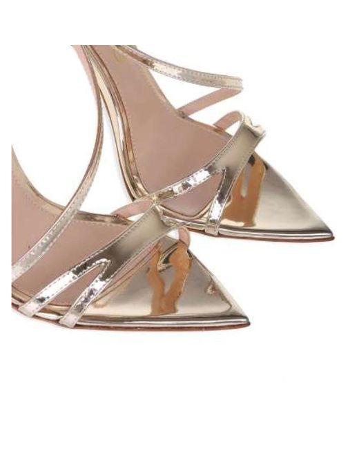 Ninalilou Metallic High Heel Sandals