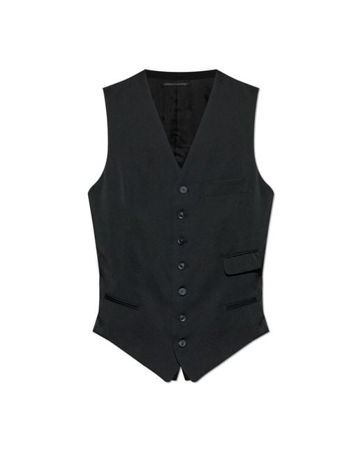 Yohji Yamamoto Vests in het Black voor heren