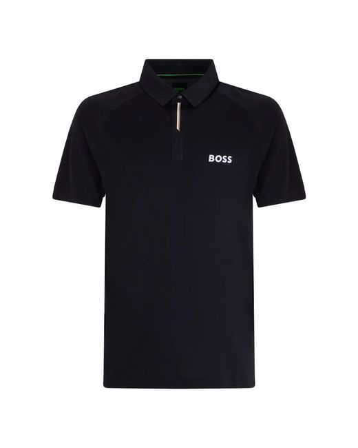 HUGO Cotton Polo in het Black voor heren