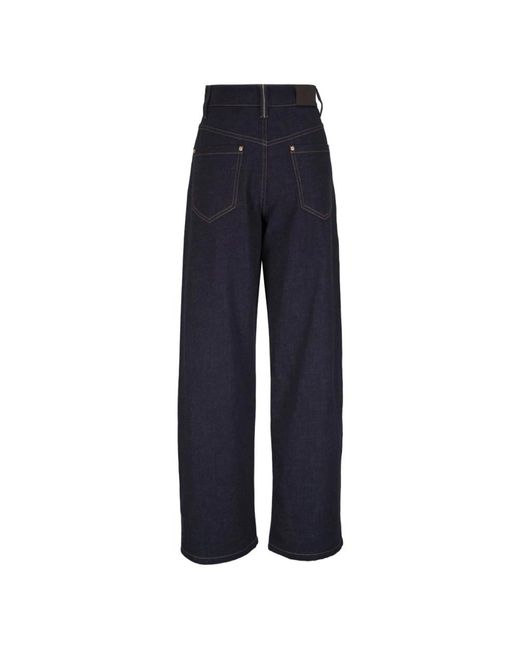 Brunello Cucinelli Straight Jeans in het Blue