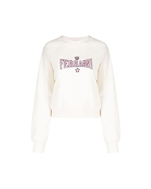 Sweatshirts Chiara Ferragni de color White