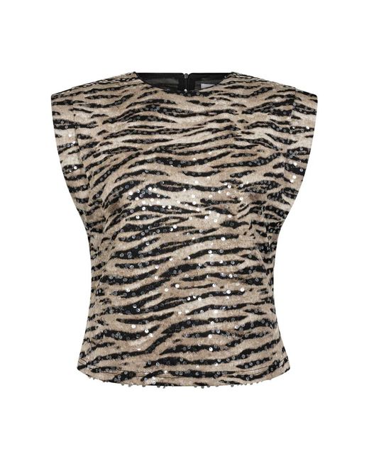 Sleeveless Tops di co'couture in Black