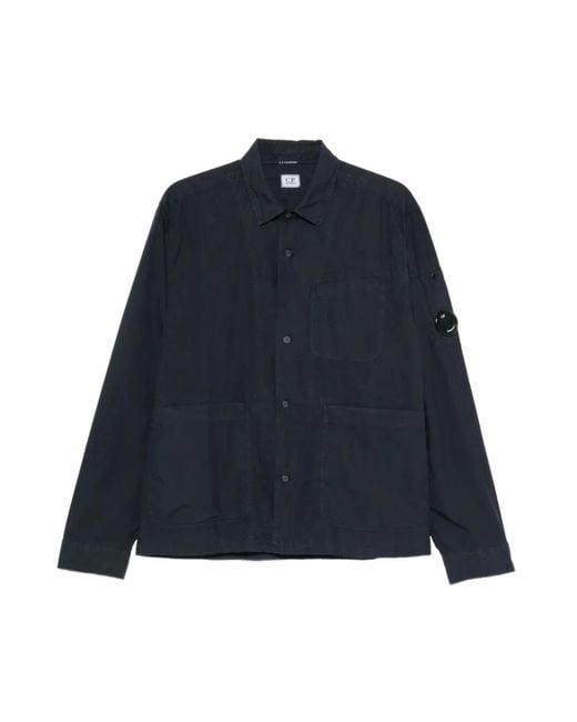 C P Company Blue Casual Shirts for men