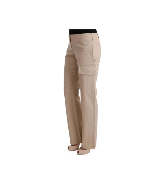 Ermanno Scervino Natural Wide Trousers