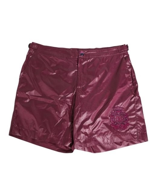 Dolce & Gabbana Red Beachwear for men