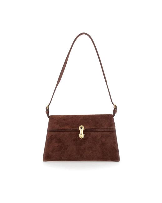 SAVETTE Brown Shoulder Bags