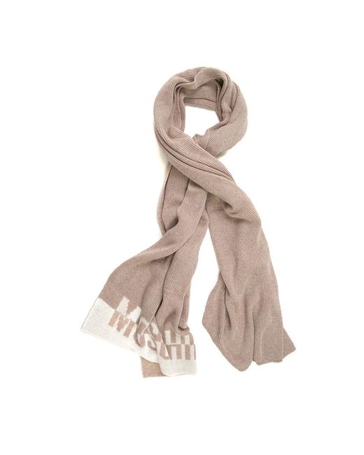Moschino Brown Winter Scarves