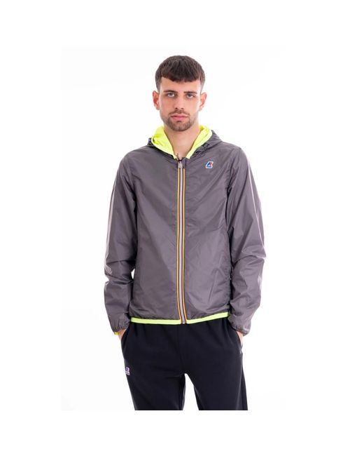 K-Way M Jacques Plus Double Fluo in het Yellow voor heren
