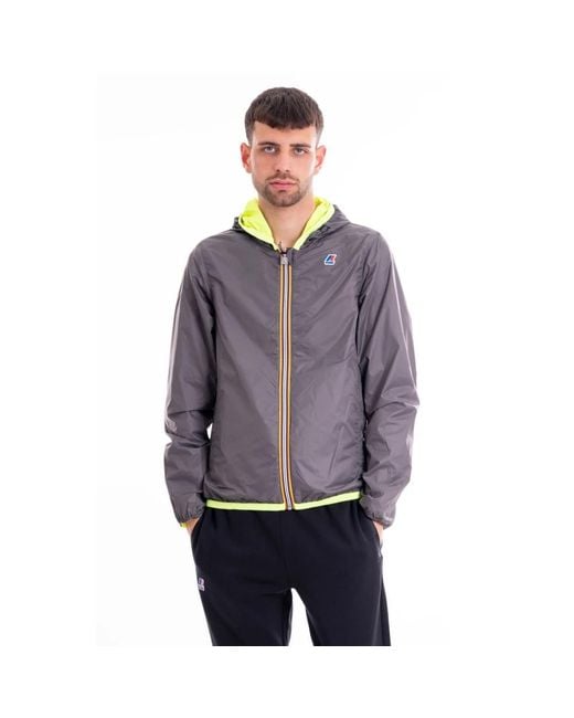 Light Jackets K-Way de hombre de color Yellow