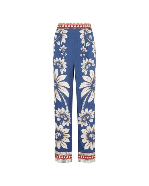 Farm Rio Blue Straight Trousers