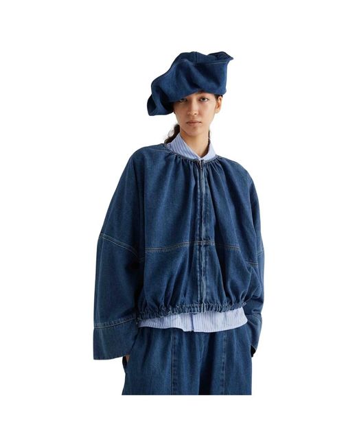 MEIMEIJ Jassen ,Blauw ,Denim Denim Jacket in het Blue