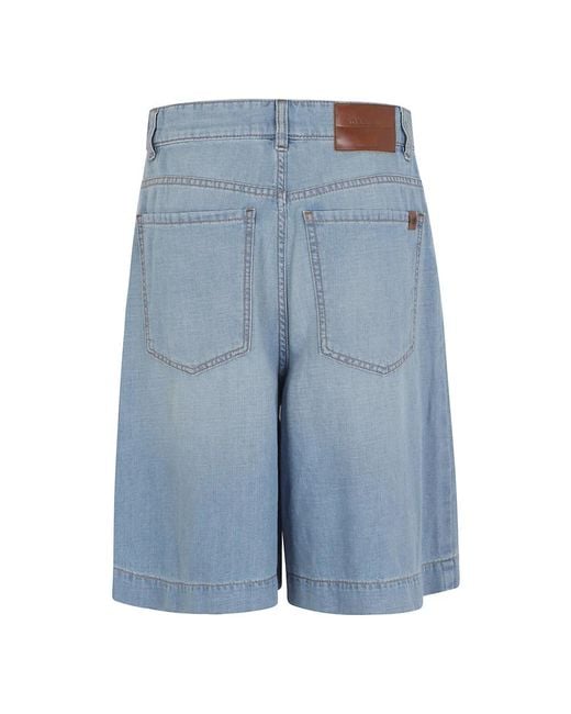 Weekend by Maxmara Blue Denim Shorts