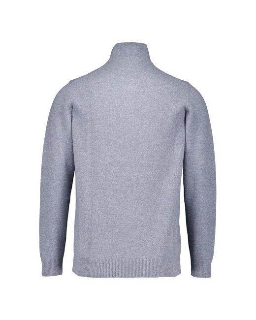 Profuomo Turtleneck Pullover in het Blue voor heren