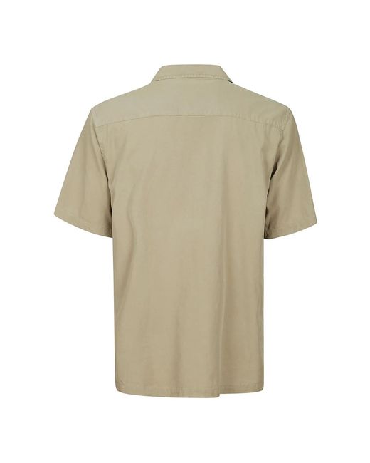 Universal Works Short Sleeve Shirts in het Natural voor heren