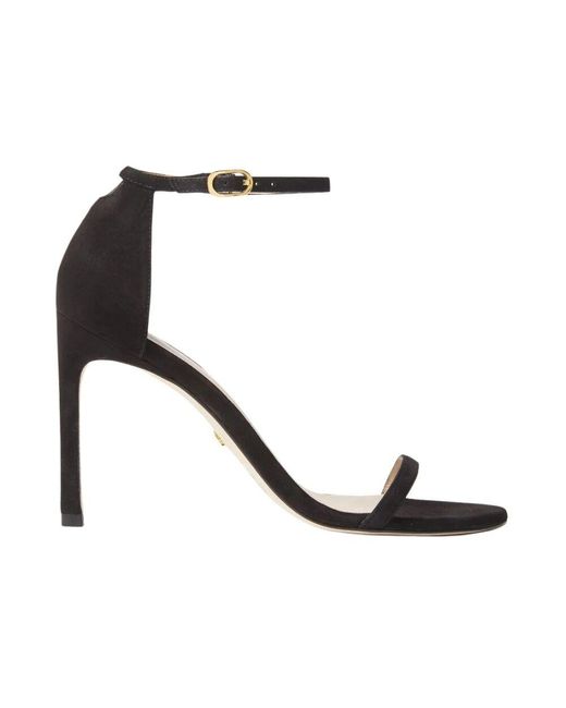 Stuart Weitzman Metallic High Heel Sandals