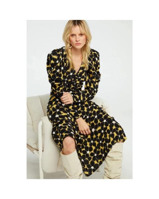 FABIENNE CHAPOT Black Midi Dresses