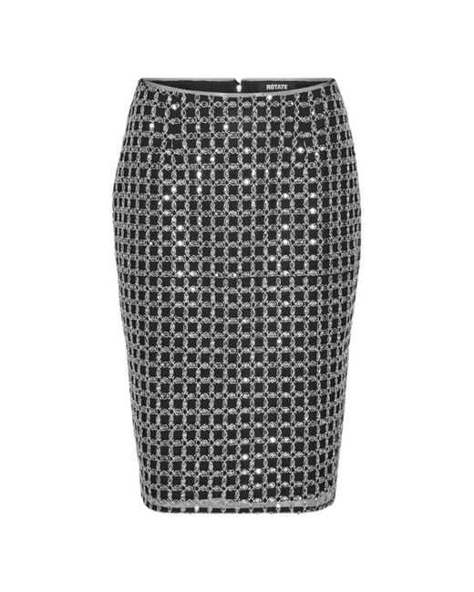 ROTATE BIRGER CHRISTENSEN Black Short Skirts