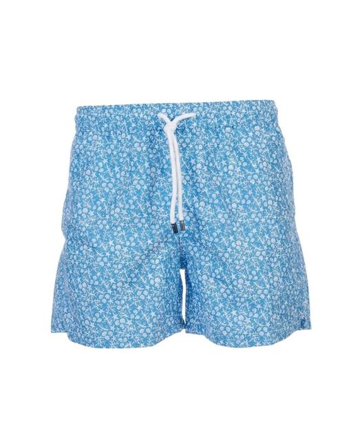 Fedeli Blue Beachwear for men