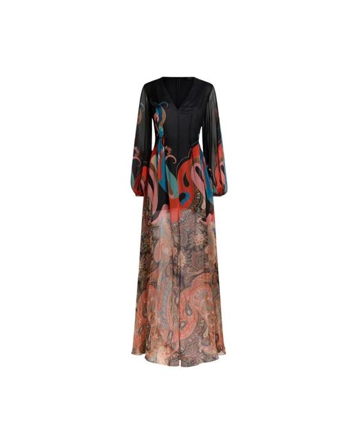 Maxi Dresses Etro de color Brown