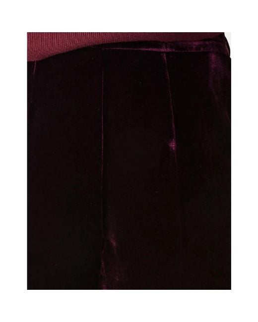 Wide Trousers Forte Forte de color Brown