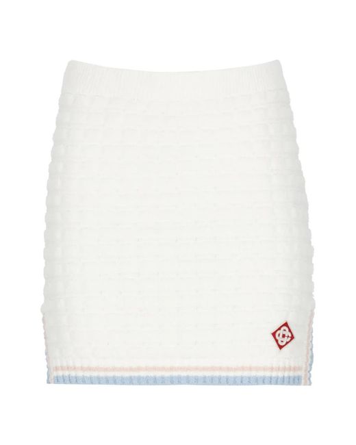 Casablanca White Short Skirts