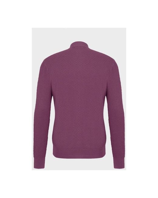 Cardigans Gran Sasso de hombre de color Purple