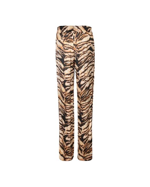 Roberto Cavalli Metallic Straight Trousers