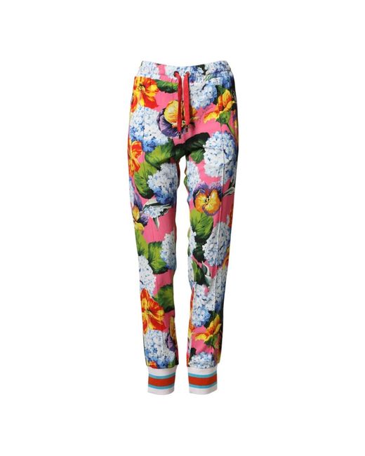 Dolce & Gabbana Red Sweatpants