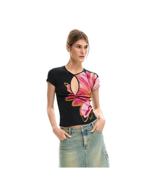 Desigual Red T-Shirts