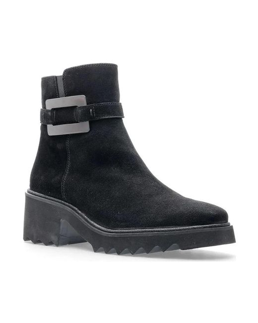 Ara Black Heeled Boots
