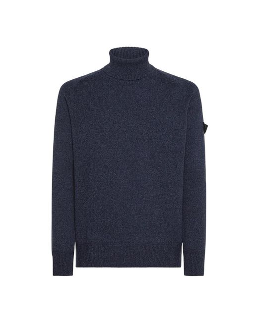 Peuterey Blue Turtlenecks for men